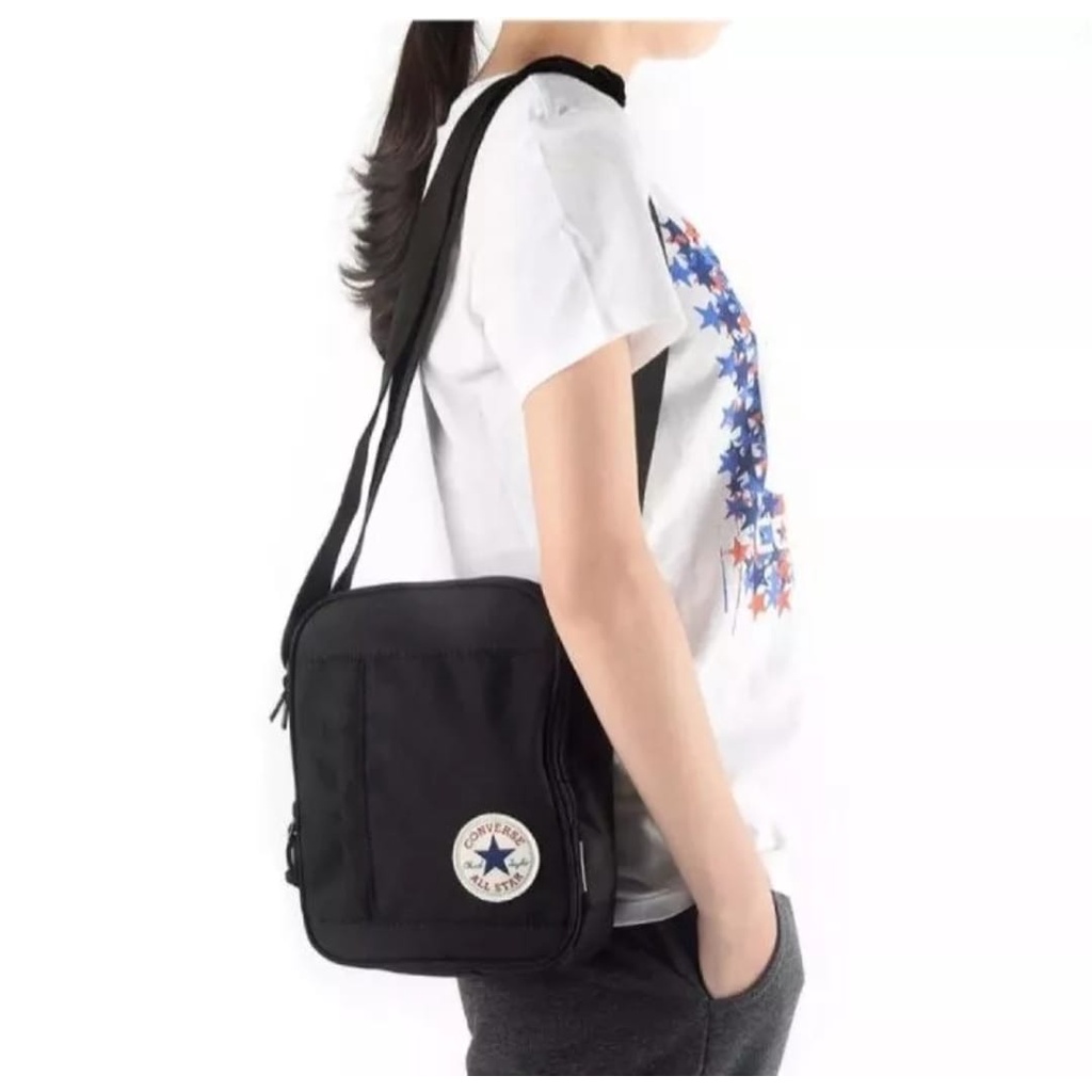 Tas Slempang Pria / Wanita Model Korea Keren Dari Bahan Condura Canvas