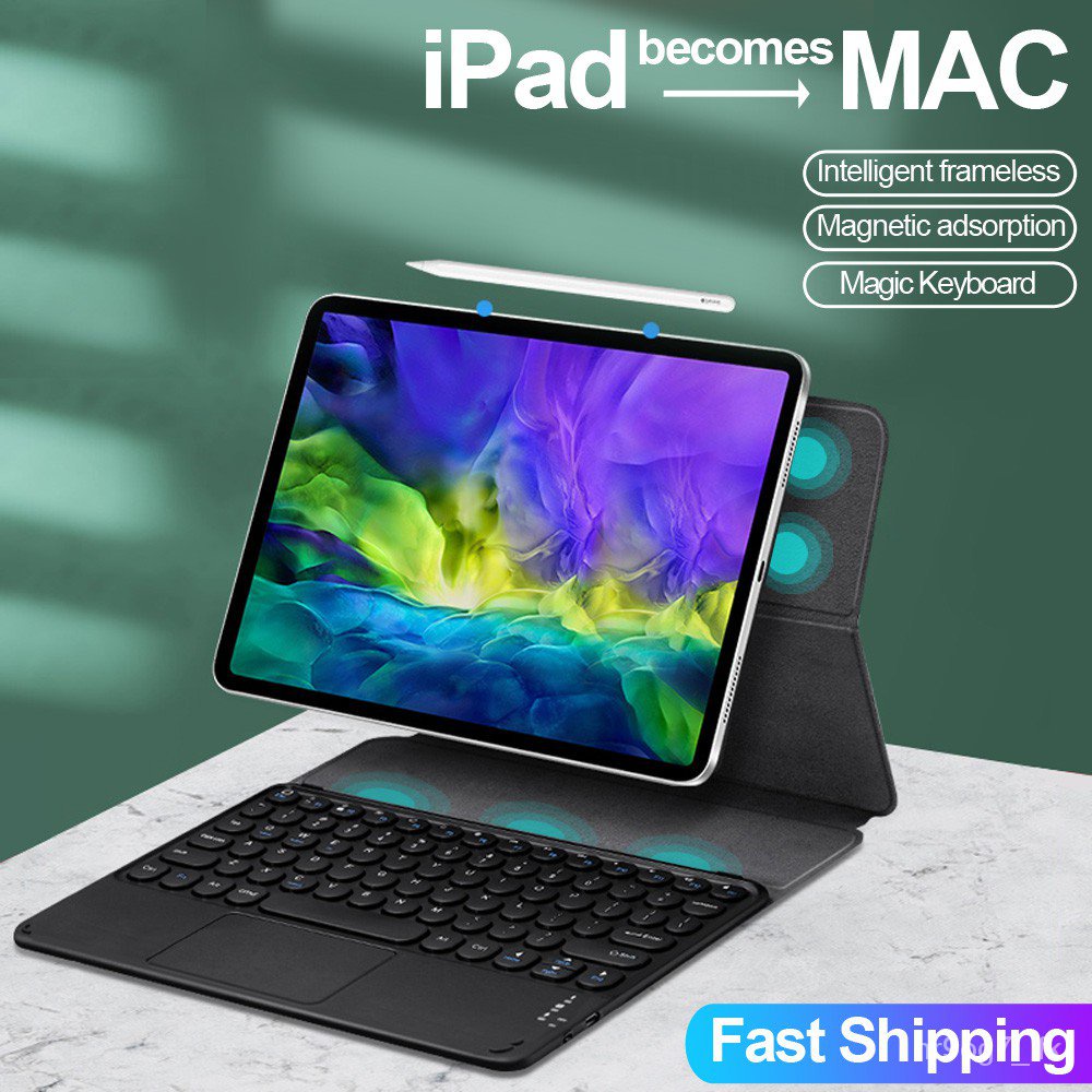 dfyn magic keyboard for ipad pro 11 case 2021 m1 for ipad pro 12 9 2018 2020 for apple ipad air 4 10