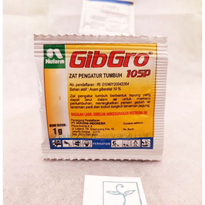 ZPT GIBGRO Zat Pengatur Tumbuh Tanaman GA3 Gibro