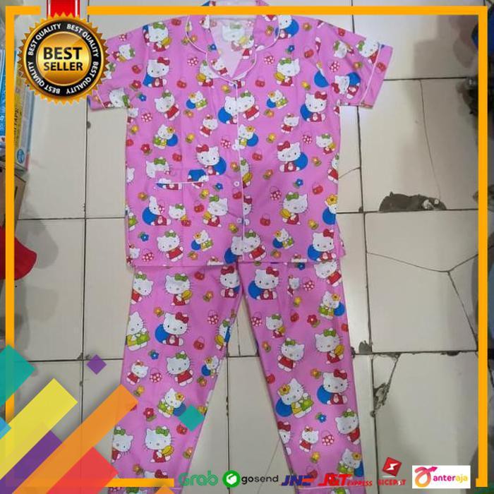 BIG SALE.. BAJU PIYAMA / BAJU TIDUR ANAK ANAK UMUR 9 - 11 TAHUN ..TERMURAH