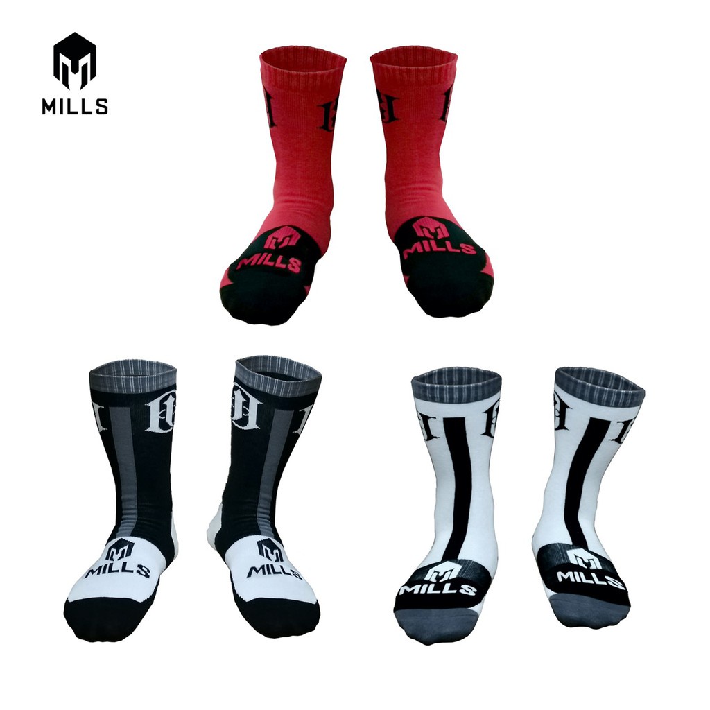 MILLS Kaos Kaki Basketbal Bali United Quarter Socks BU A1 3001 Original