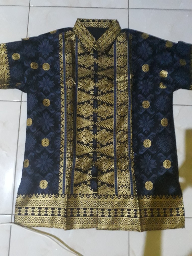Couple Gamis Motif Songket / Batik Songket