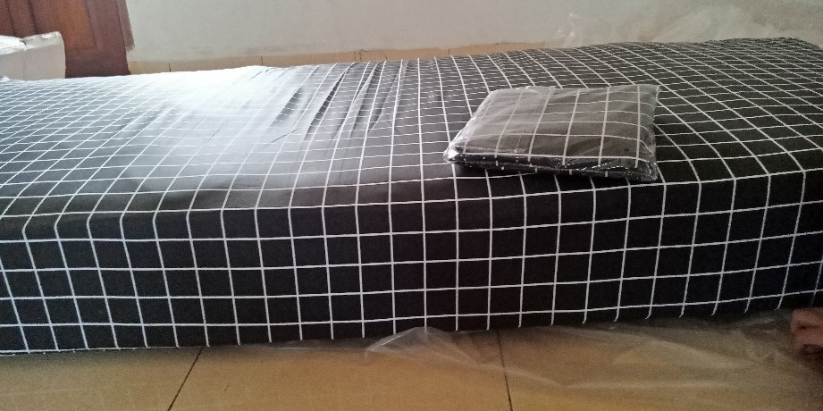 Sprei Resleting 100x200 100x200x20 Single Sarung Kasur Busa
