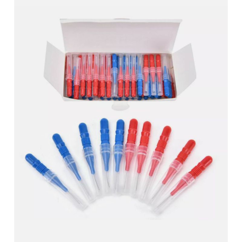 Behel dental INTERDENTAL BRUSH BEHEL HIGH QUALITY • Sikat Sela Sela Celah Gigi / Ortho brush dengan tutup - Dental orthodontic