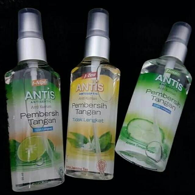 ANTIS Antiseptic Botol Spray Hand Sanitizer 55ml Shopee 