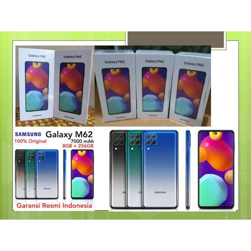 SAMSUNG M62 RAM 8GB ROM 256GB SAMSUNG GALAXY M62 8 256GB BAGUS MURAH PROMO TERBARU