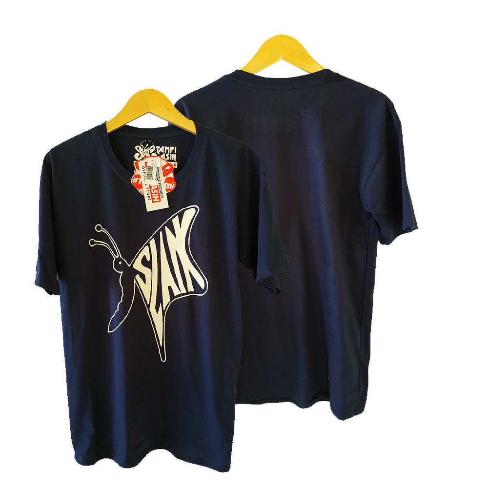 SLANK KUPU - NAVY - LENGAN PENDEK - ORIGINAL MADE IN SLANKERS - BAJU SLANK - KAOS SLANK - TAMPIASIZ