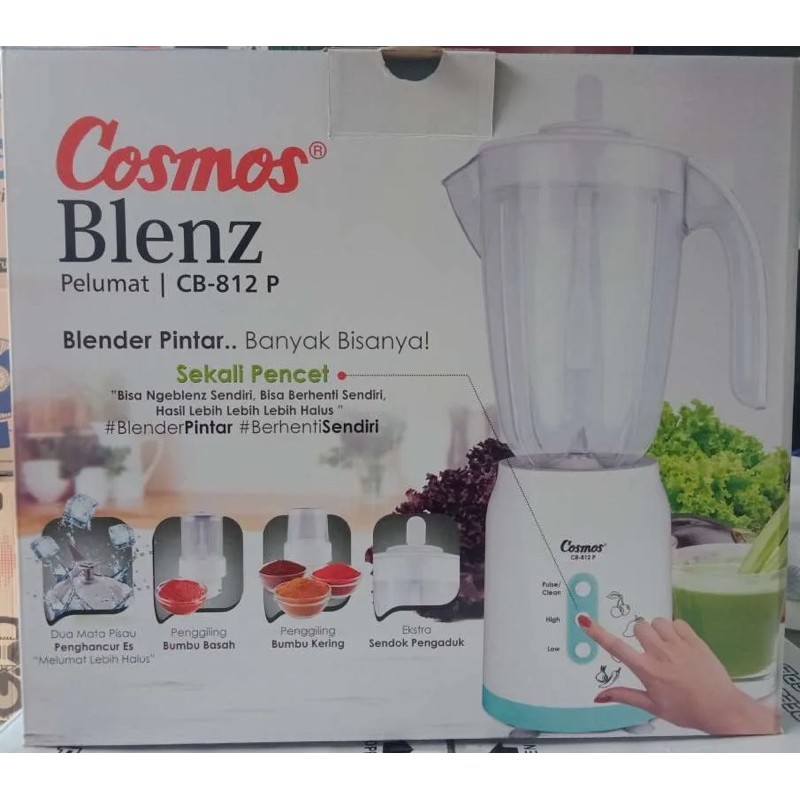 COSMOS BLENDER BLENZ CB812P / CB 812P / CB 812 P PELUMAT PLASTIK 2 L ORIGINAL