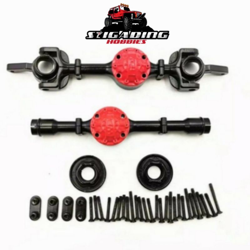 AXLE HOUSING GARDAN SET WPL FULL METAL - SILVER