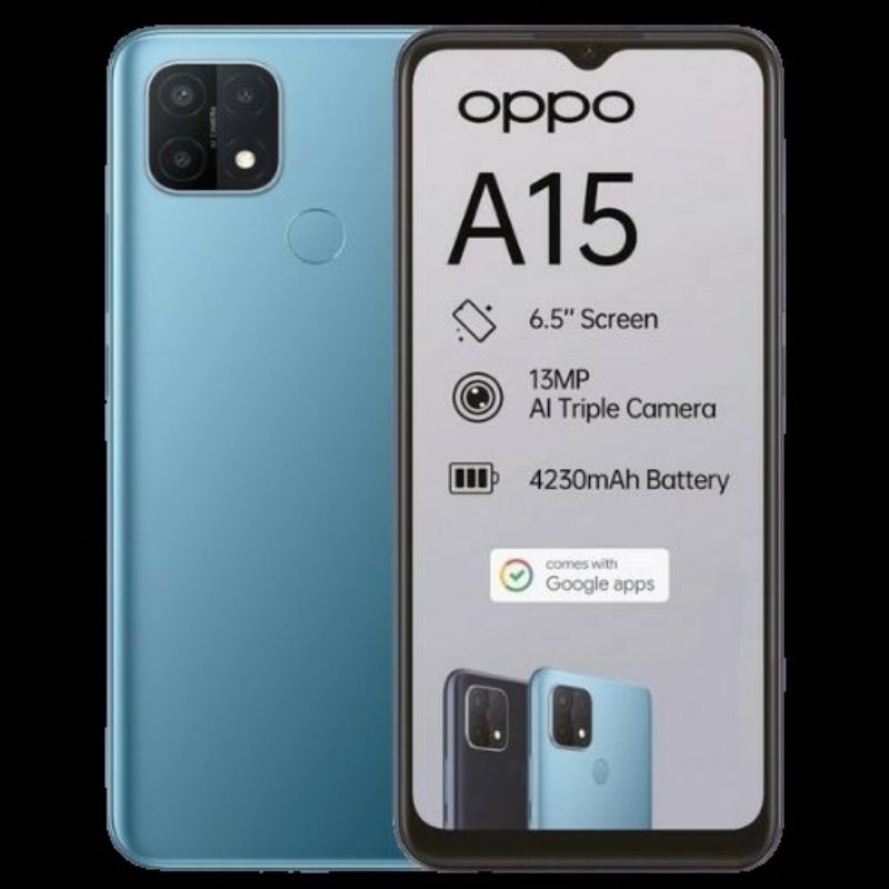 HP OPPO A15 RAM 3/32 CANTUL ( CAKEP BETUL )