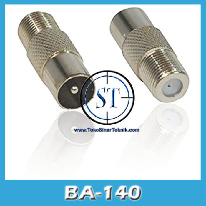 BA-149 Socket F To Plug TV 2047 FEMALE ANTENA