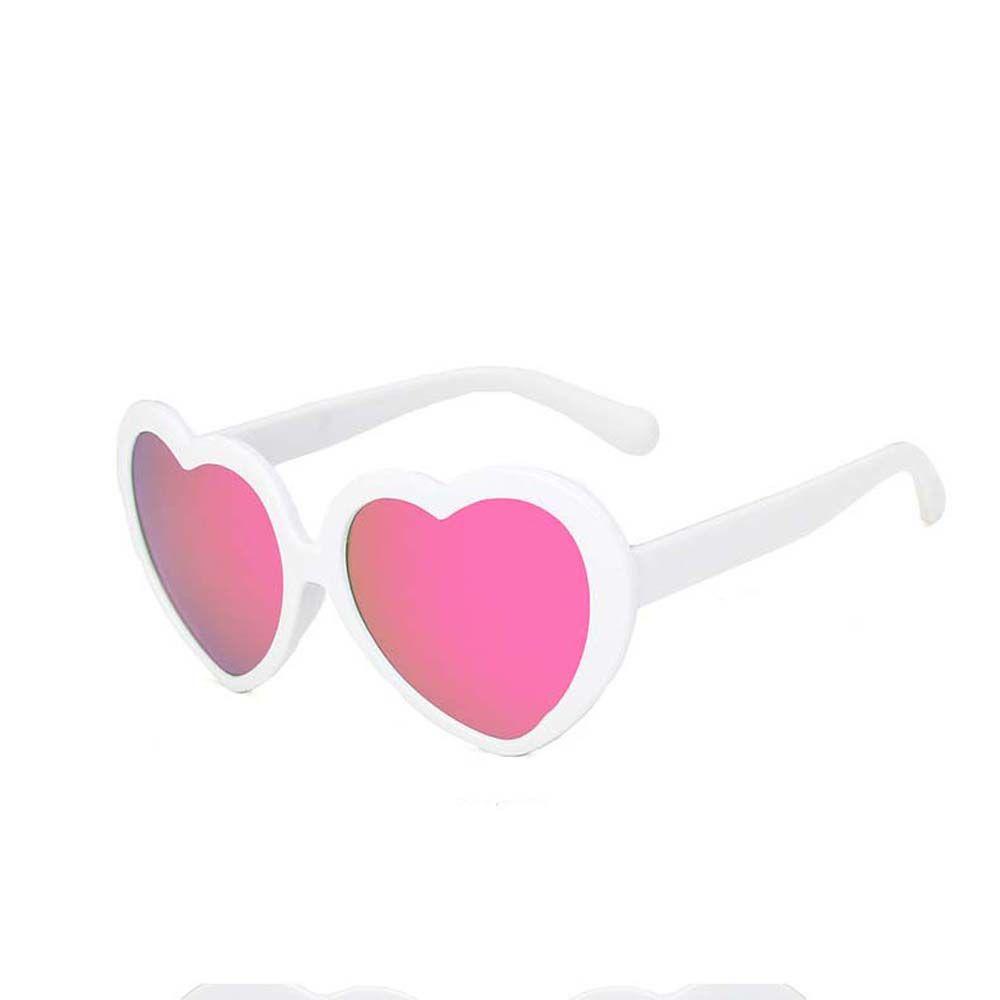 Mxbeauty Heart Kids Sunglasses Street Shot Lovely Sun Glasses Pelindung Mata Anak Laki-Laki Peach Heart Children Sunglasses