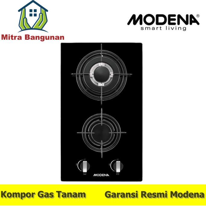 Kompor Gas Tanam 2 Tungku Modena LISCIO BH 0325