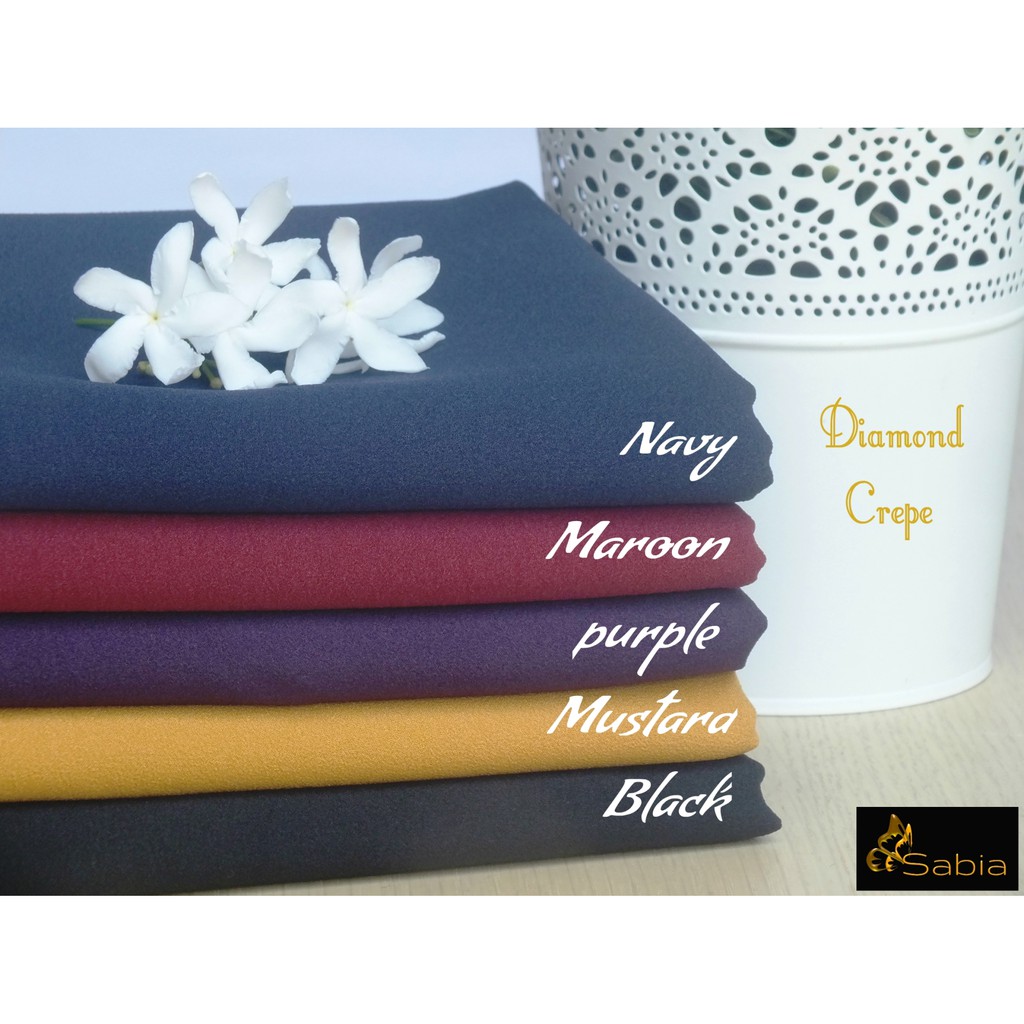 Kerudung segi empat merk SABIA- warna Mustard