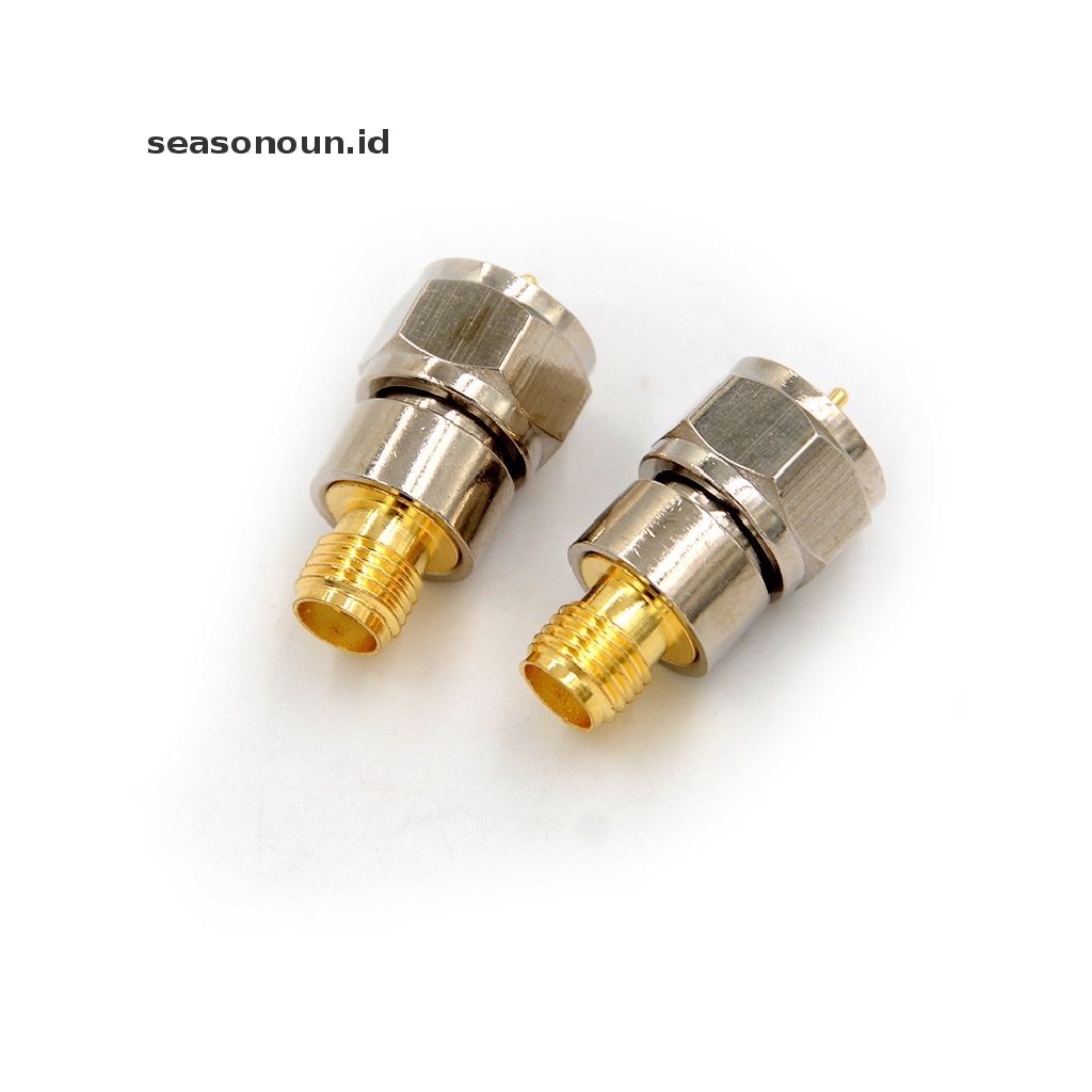 Adaptor Konektor RF Coaxial Lurus SMA Female Jack Ke F Male Plug