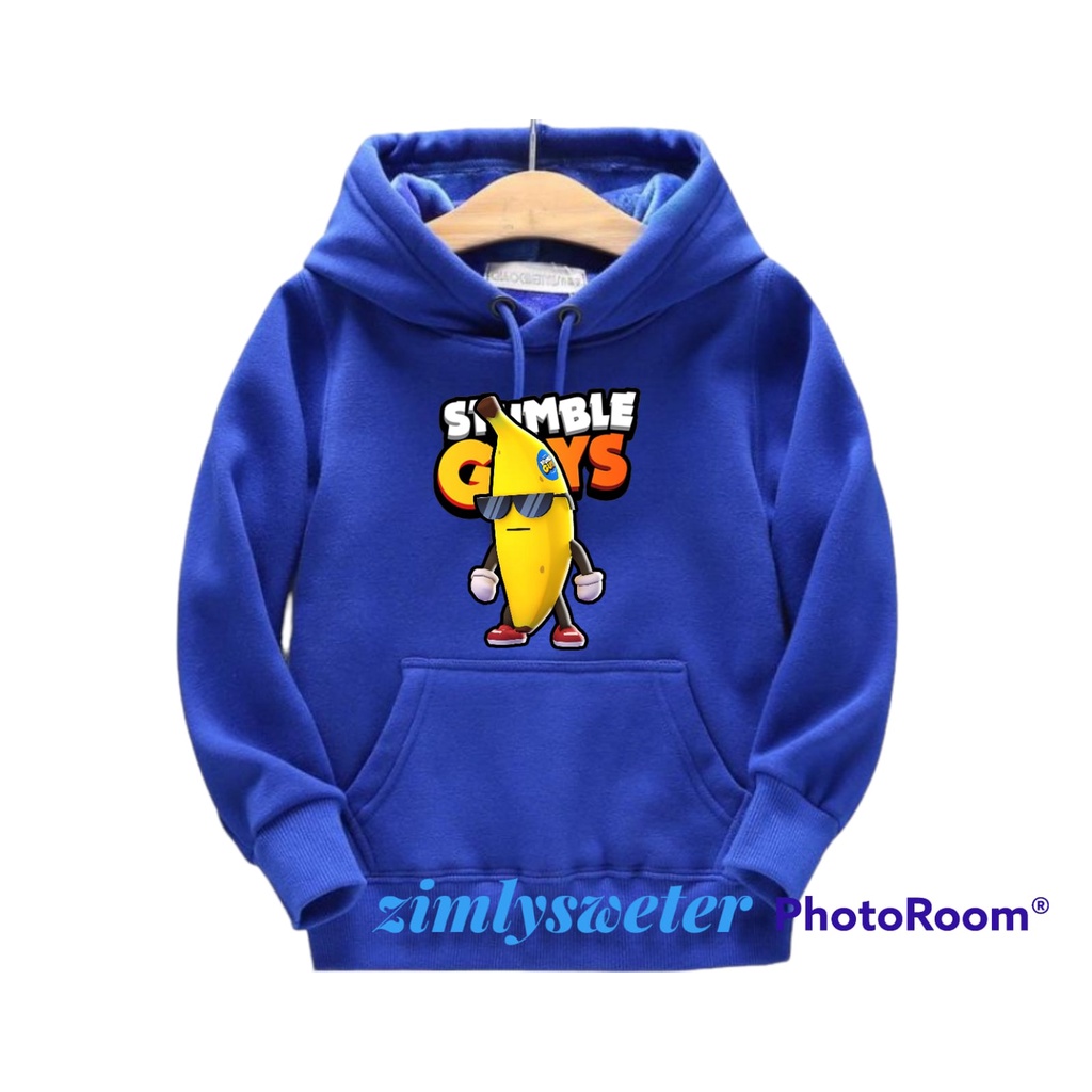 Jaket Hoodie Game STUMBLE GUYS SKIN BANANA Anak Laki Laki / Hodie Anak Laki Laki / Sweater Anak Usia