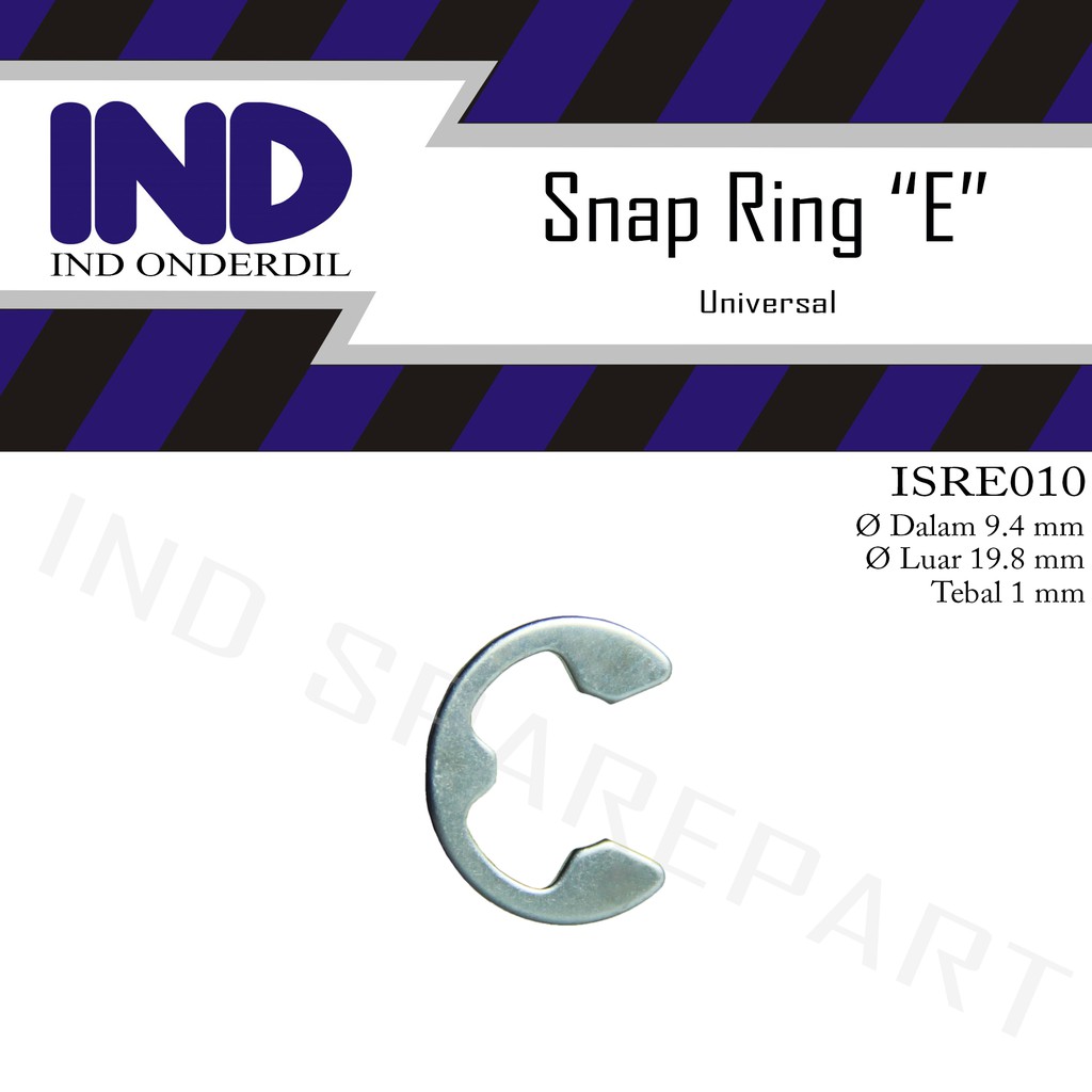 Snap Ring -Circlip-Ring-Clip-Klip-Pengunci-Retaining E-10-E10 3-10 310