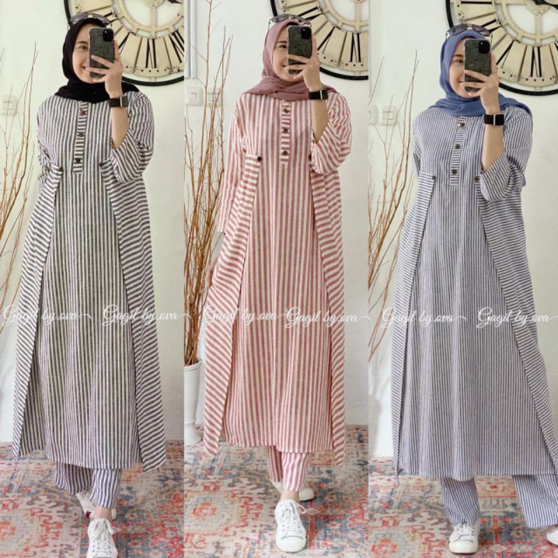 ONE SET SETCEL SETELAN CELANA GIANCA SET GAGIL BY OVA ORIGINAL