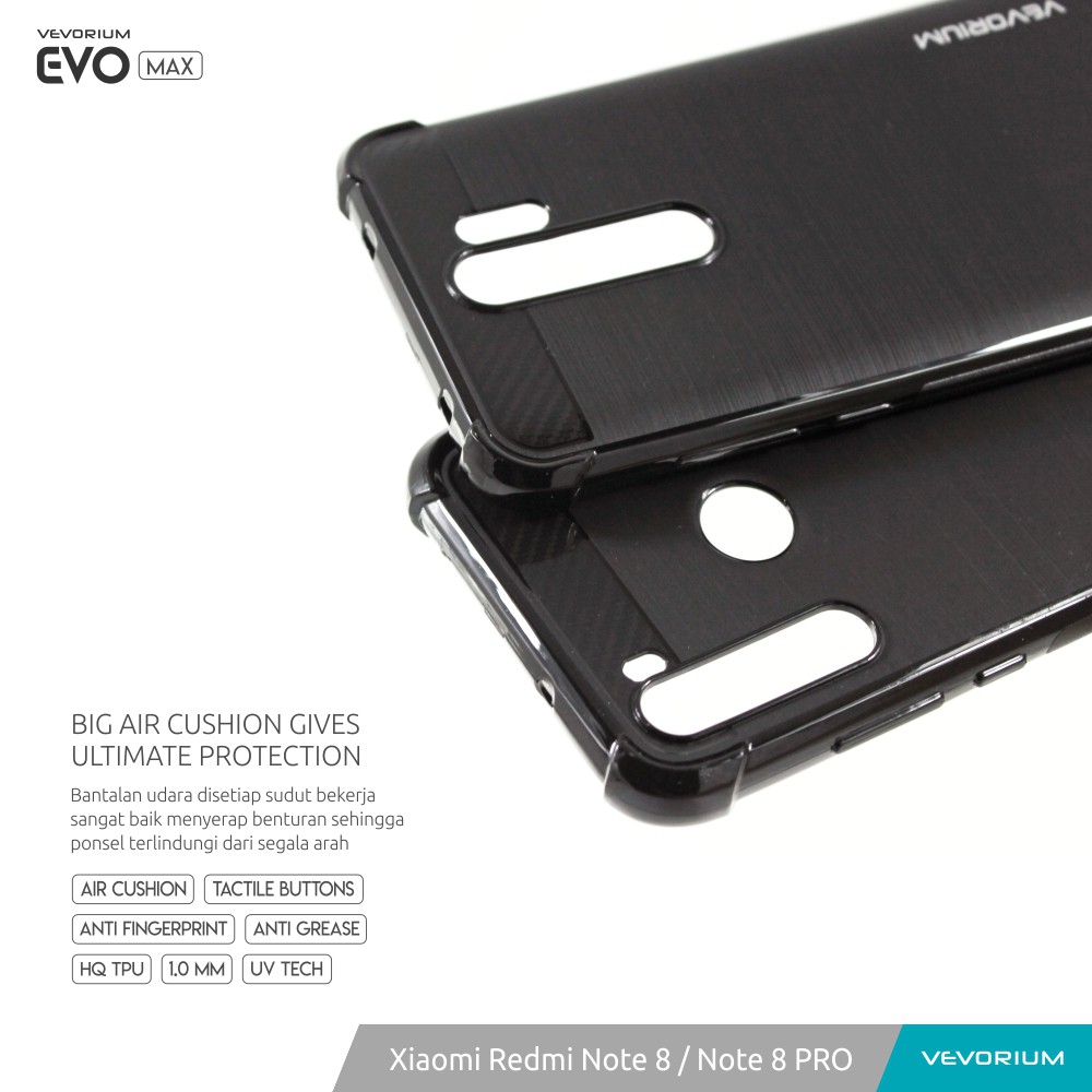 VEVORIUM EVO MAX Xiaomi Redmi Note 8 PRO Note 8 Anticrack Case