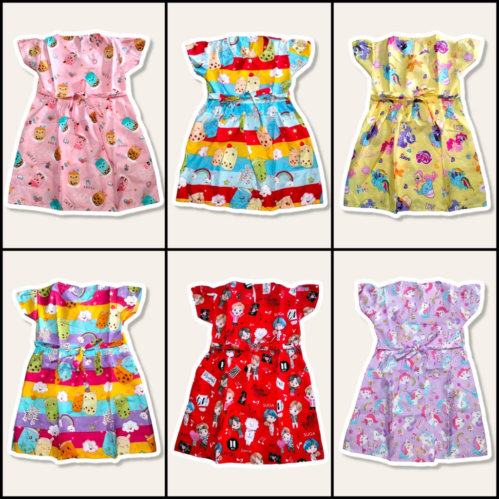 DASTER DRESS ANAK 2-5 TAHUN / TUNIK