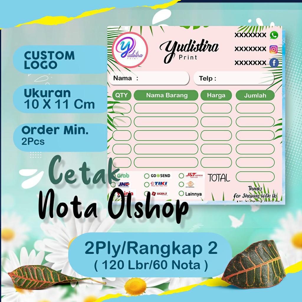 Nota Olshop Dan Stiker Pengiriman - Cara Membuat Label ...