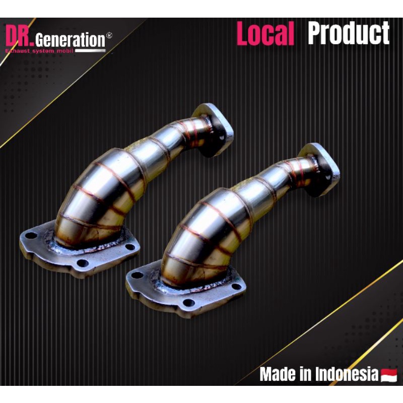 Jual original DR. generation!! downpipe panther turbo stainlis pemasangan plug n play original