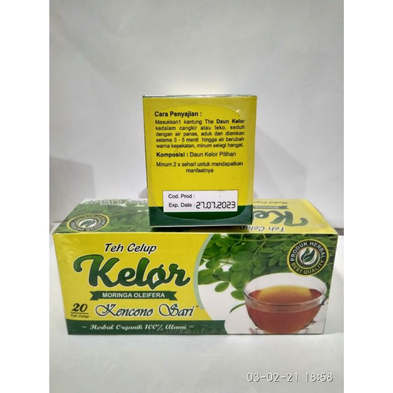 

teh celup daun kelor