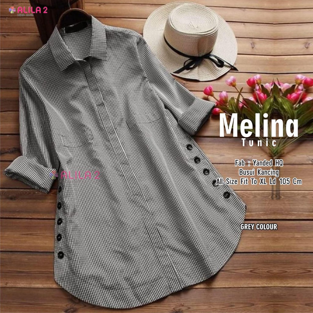 Melina Tunik Alila | Baju Atasan Tunik Jumbo | Tunik Jumbo