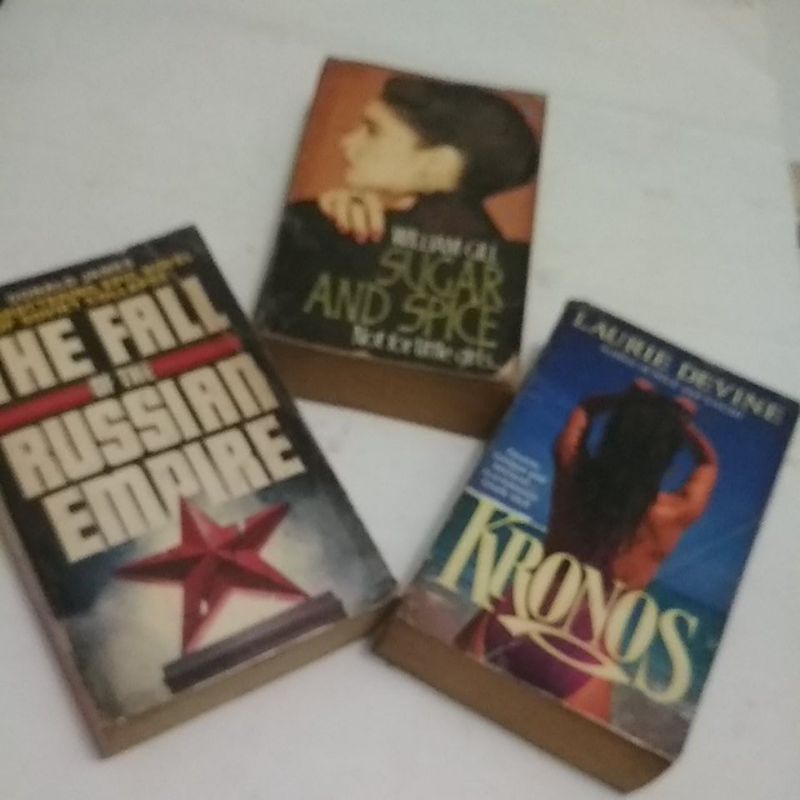 

Novel Kronos - Laurier Devine Sugar and spice - William Hill The fall of the Russian empire