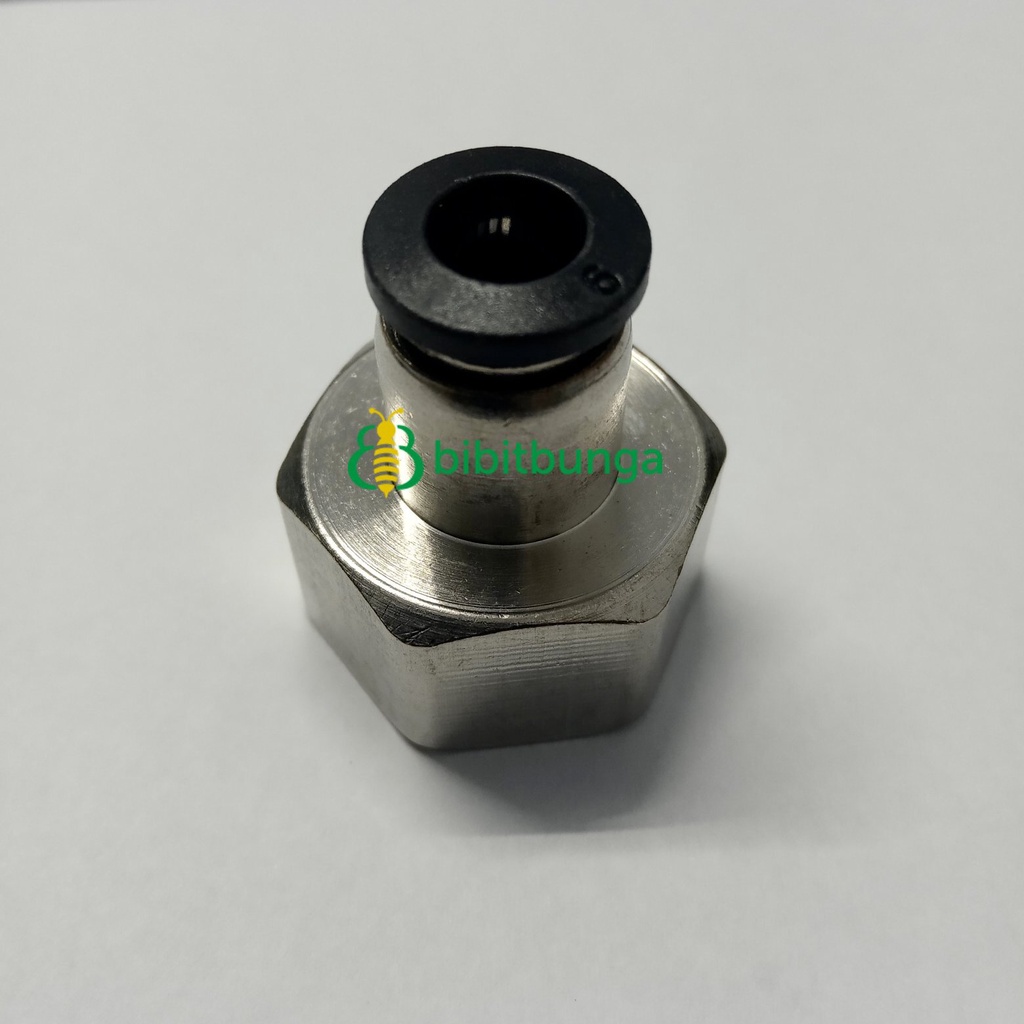 Connector Pompa Air DC 18 mm Female PU 6 mm Konektor Sambungan Selang