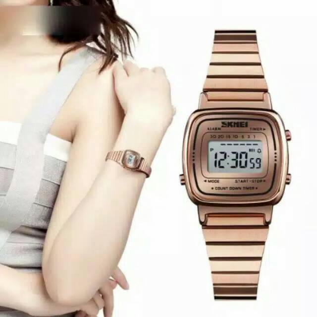 Jam tangan wanita SKMEI 1252 original WR tahan air