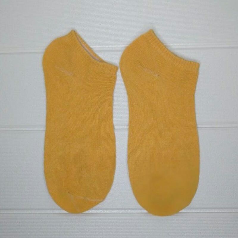 (Semarang) Kaos Kaki Ankle POLOS Pendek Semata Kaki Import-4