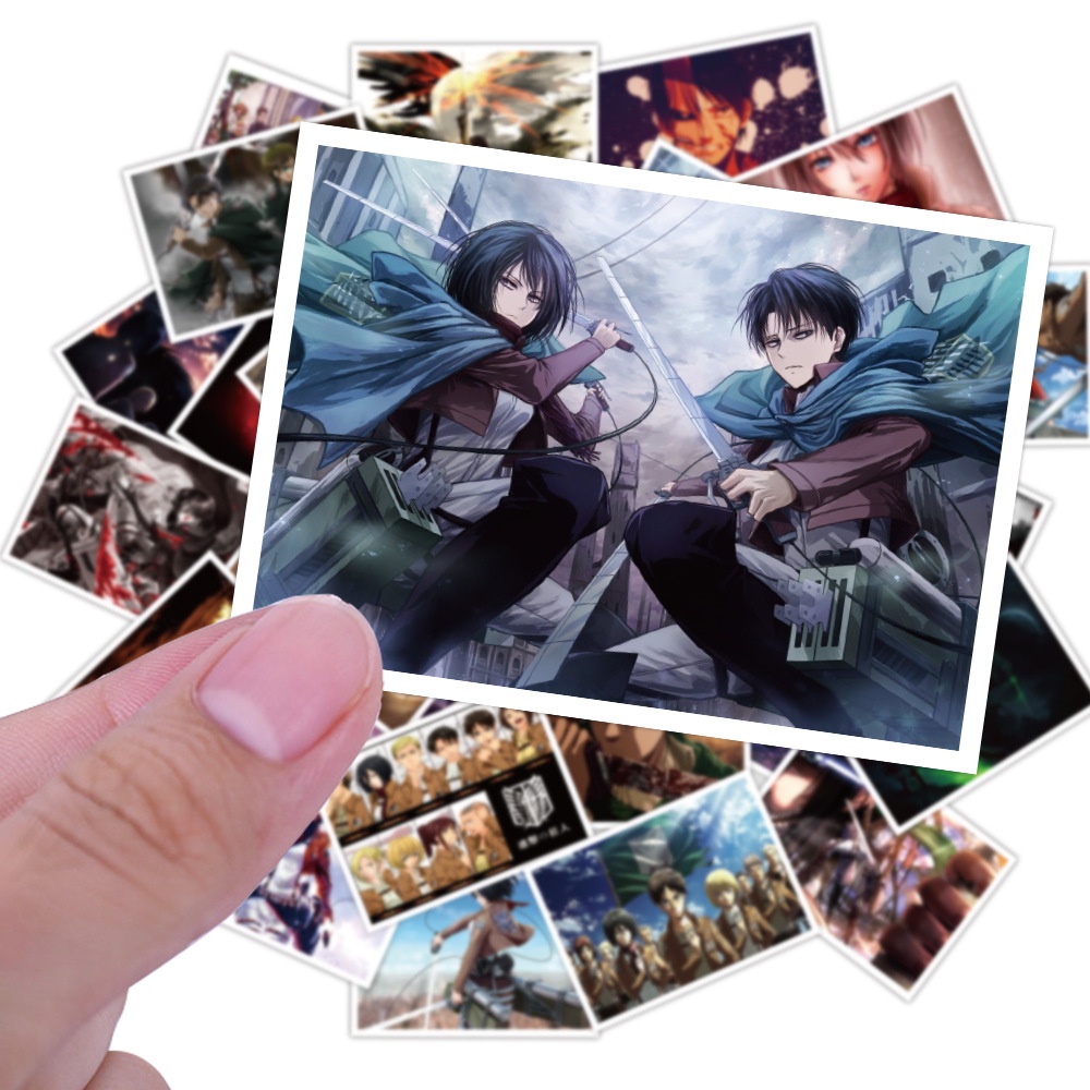 30 lembar Serangan di Titan animasi kartun grafiti stiker bagasi notebook skuter air Piala stiker ke