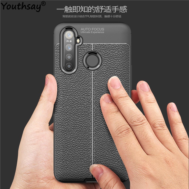 Case Realme 5 / 5i Ultra Slim Autofocus Leather Premium Softcase