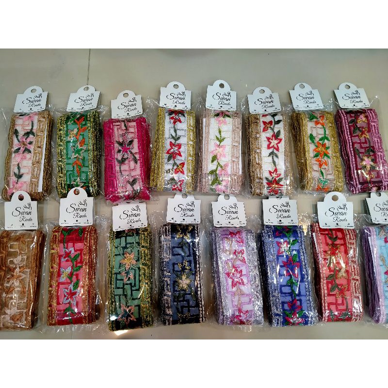 renda cheongsam,renda pinggang || Bordiran & list dress