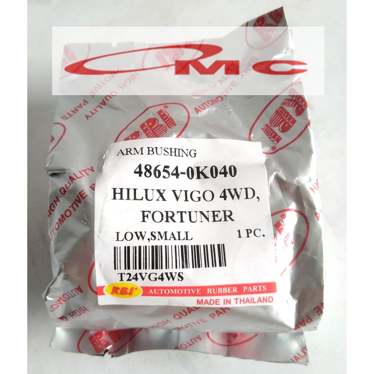 Karet Bushing Arm Depan Bawah Kecil Fortuner Hilux 48654-0K040-RBI