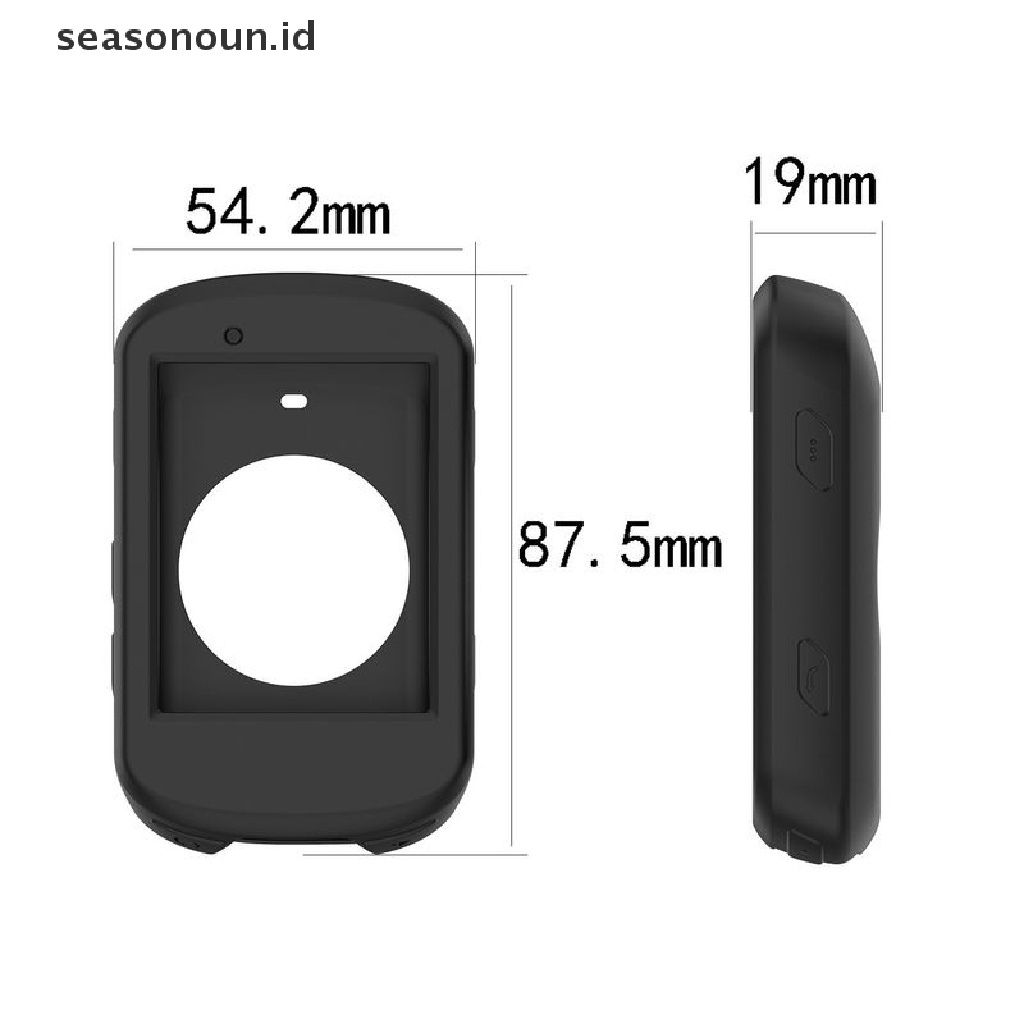 【seasonoun】 Bike Bicycle GPS Computer Rubber Protect Case Cover With Screen Protector Film .