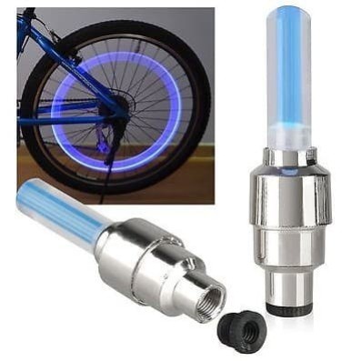 Lampu Led Tutup Pentil Sepeda, Motor Dan Mobil / 1PCS Lampu Ban Tutup Pentil LED /Nyala Sangat Terang - Lampu Led Getar / Gerakan /Tutup Pentil Ban Sepeda dan Motor Lampu Menyala LED Kelap Kelip