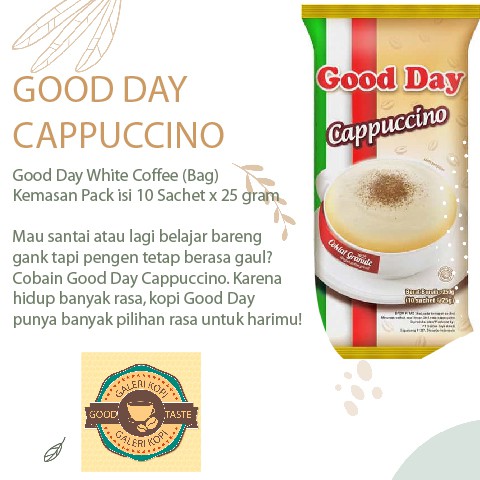 

GOOD DAY CAPPUCCINO (PACK 10)