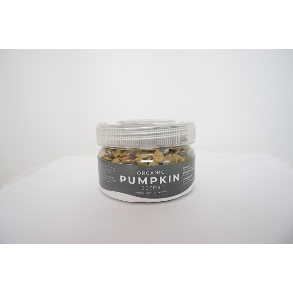 Pumpkin seed roasted organik premium biji labu non GMO pumkin seed panggang snack diet sehat garing cemilan kacang oven kacang hijau crunchy