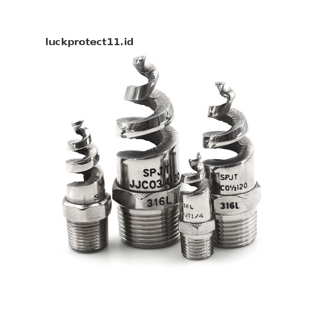 // Hg &amp; ID// Kepala Sprinkler Nozzle Atomisasi Spiral Cone Stainless Steel 1per4 &quot;1Per2&quot; Baru.