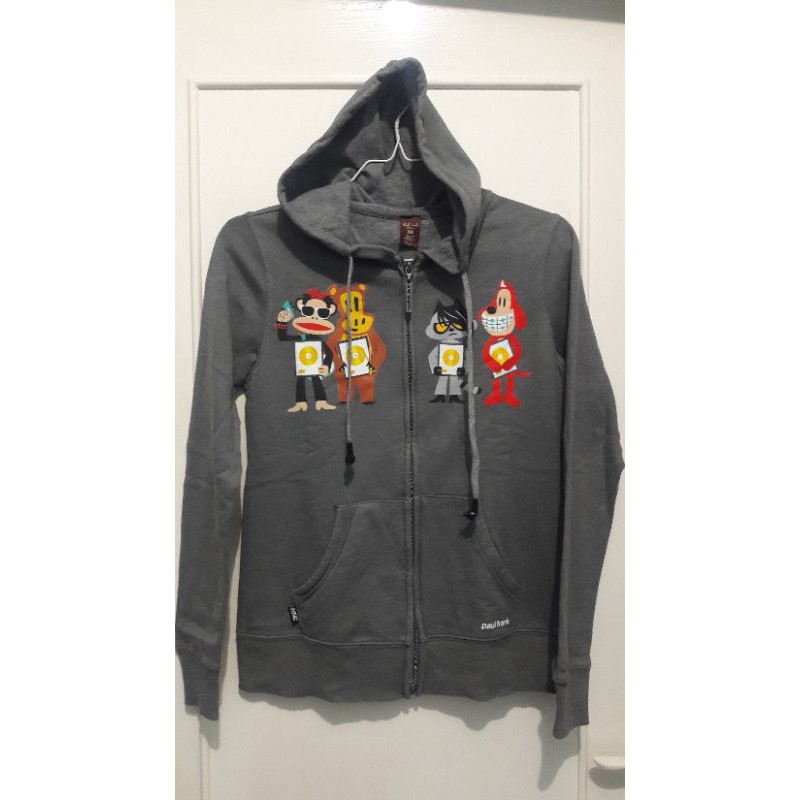 [preloved] hoodie zipper paul frank super premium