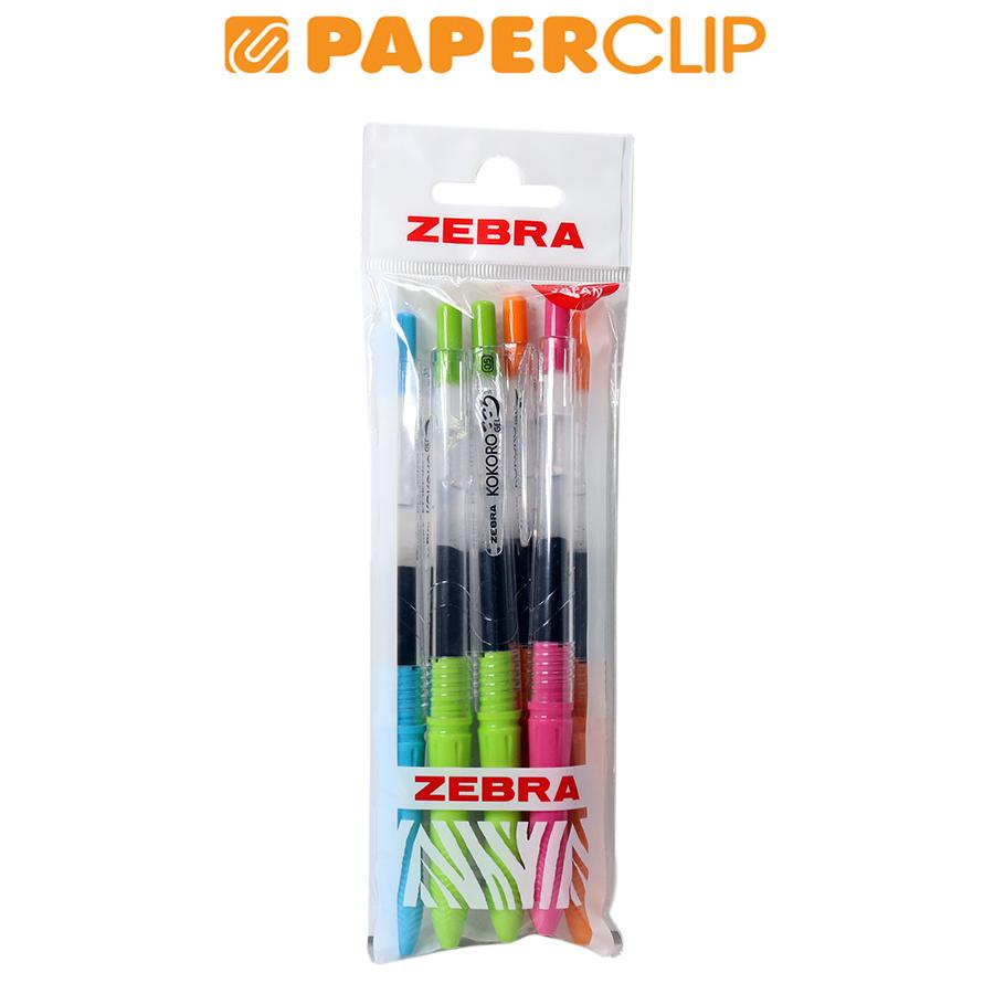 

BALLPOINT ZEBRA KOKORO SW GEL 05 ISI 6 MIX
