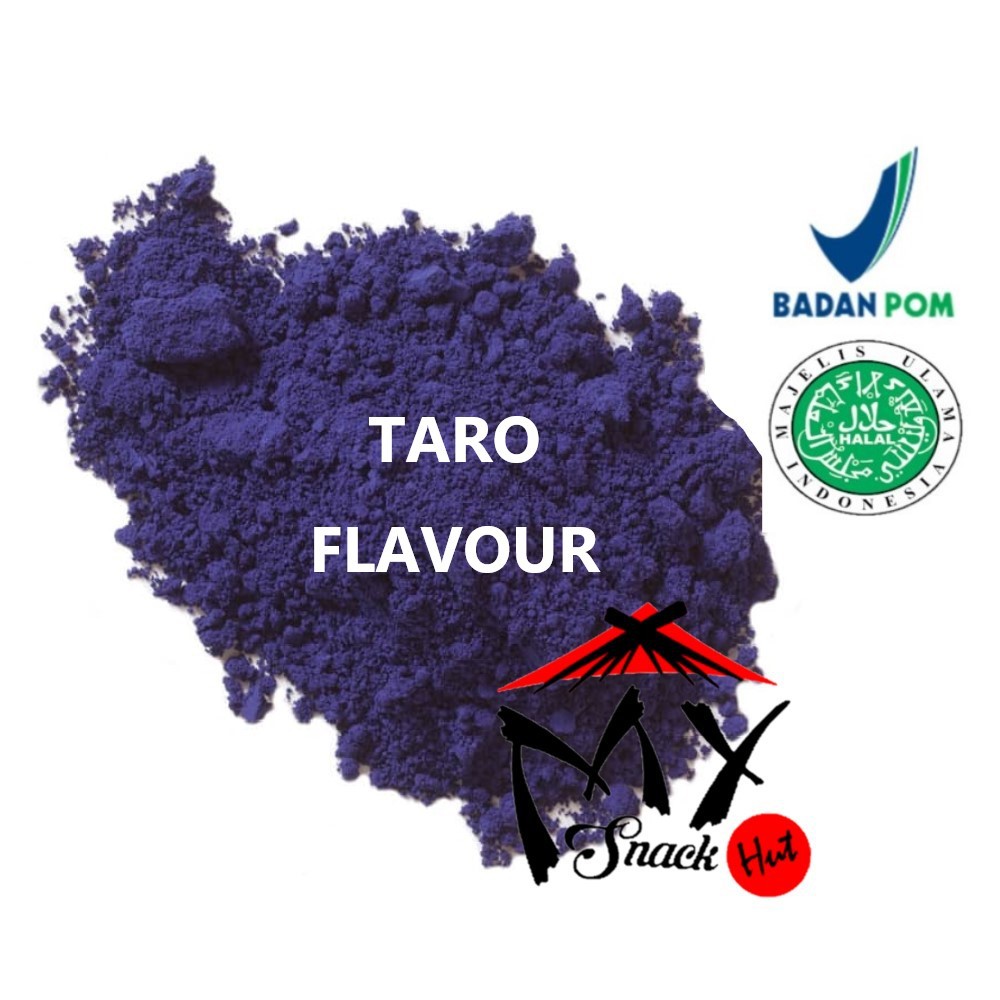 TARO FLAVOUR POWDER 50GR - BIANG SWEET POTATO FLAVOR - SERBUK PERISA TARO BUBUK - PERASA TALAS UNGU IMPORT HALAL MUI