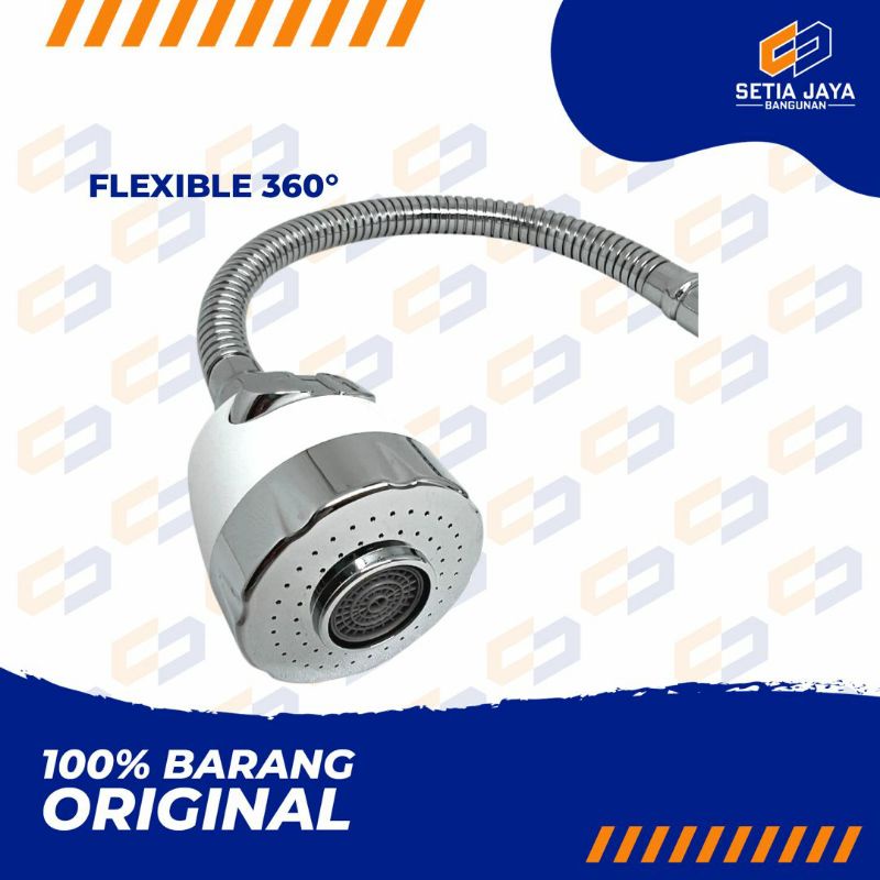 Kran / Keran / Air Angsa / Flexible PVC / Plastik Soligen WS4-W 360