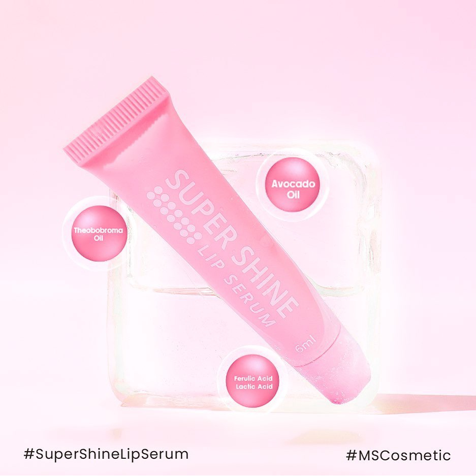 MS Glow Super Shine Lip Serum GIRLSNEED77 Lip Balm Perawatan Bibir