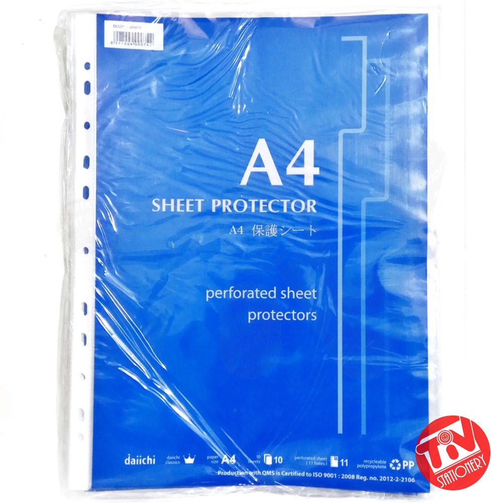 

PP Pocket/ Sheet Protector DAIICHI Ukuran A4