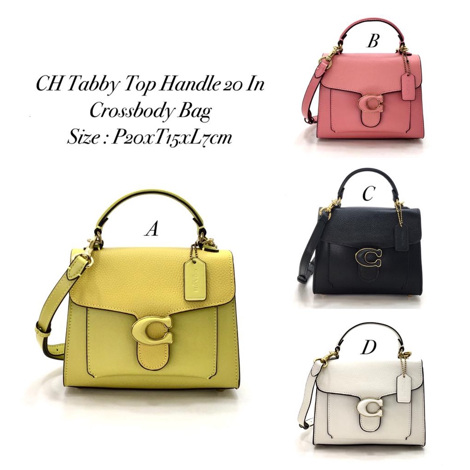 TAS COach Tabby Top Handle 20 In Crossbody Bag Ready