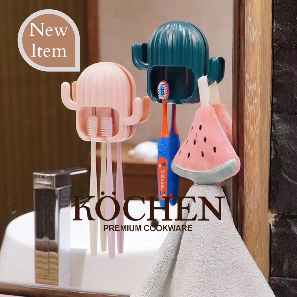 Gantungan Tempat Sikat Gigi Toothbrush Holder Perlengkapan Kamar Mandi Alat Serbaguna Multifungsi By Mykochen.ina