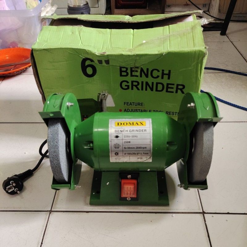 mesin gurinda duduk 8&quot; Domax / bench grinder 8&quot; domax